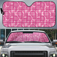Alaka Hawaii Breadfruit Palaka Motifs Auto Sun Shade