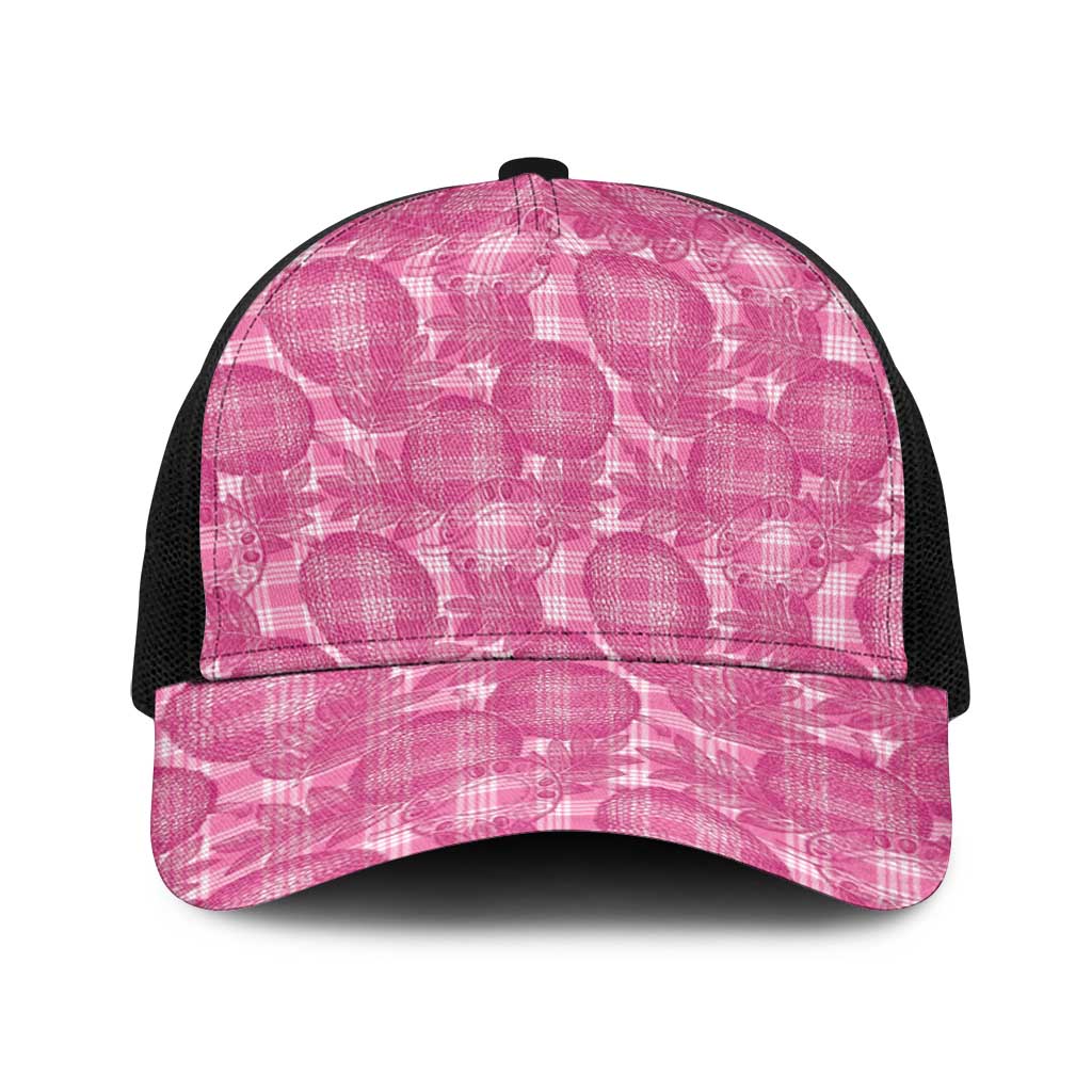 Alaka Hawaii Breadfruit Palaka Motifs Baseball Net Cap