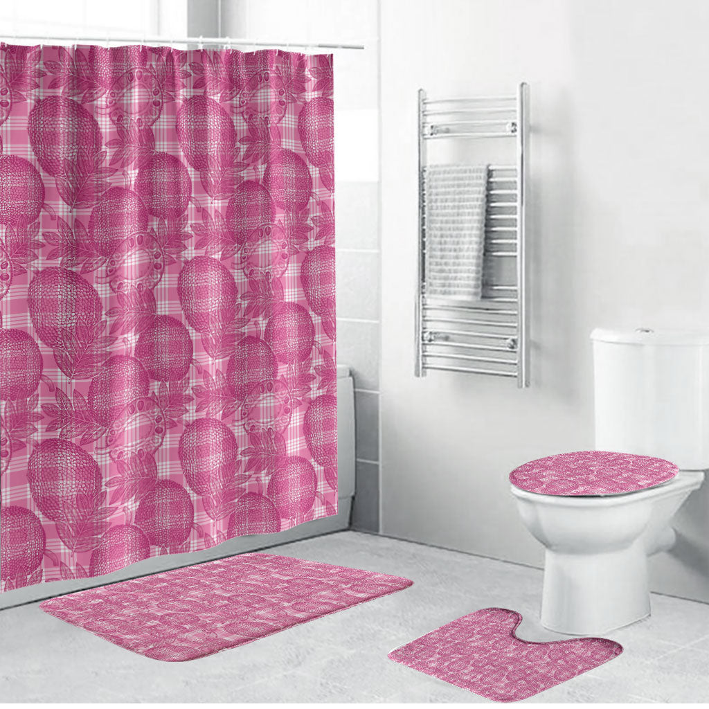 Alaka Hawaii Breadfruit Palaka Motifs Bathroom Set