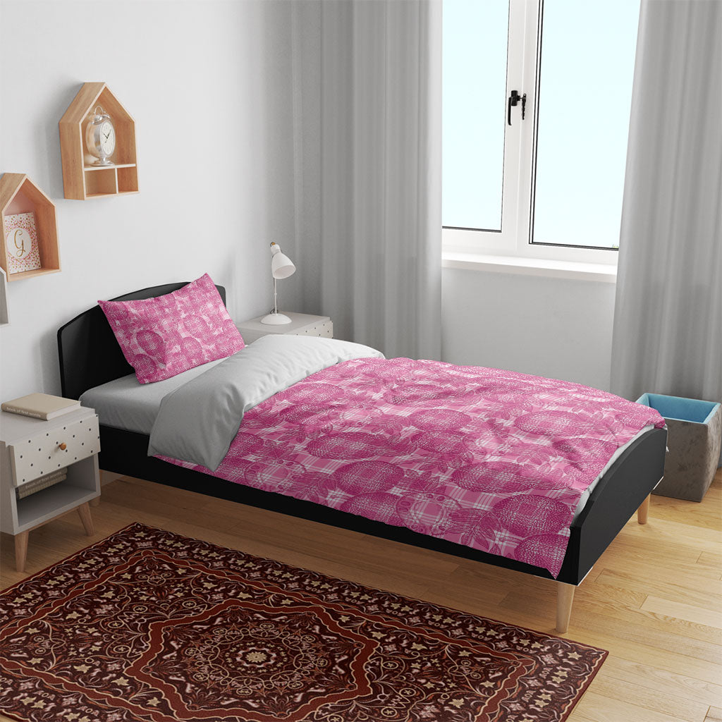 Alaka Hawaii Breadfruit Palaka Motifs Bedding Set