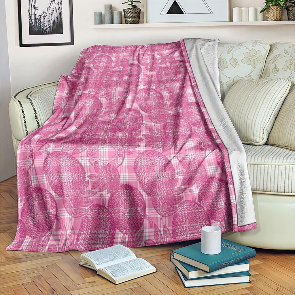 Alaka Hawaii Breadfruit Palaka Motifs Blanket