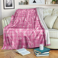 Alaka Hawaii Breadfruit Palaka Motifs Blanket