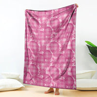 Alaka Hawaii Breadfruit Palaka Motifs Blanket