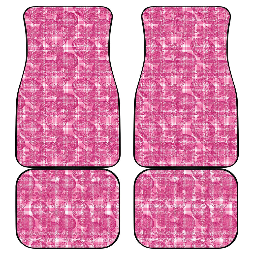 Alaka Hawaii Breadfruit Palaka Motifs Car Mats