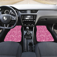 Alaka Hawaii Breadfruit Palaka Motifs Car Mats
