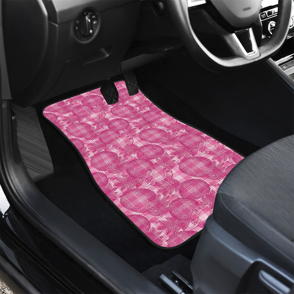 Alaka Hawaii Breadfruit Palaka Motifs Car Mats