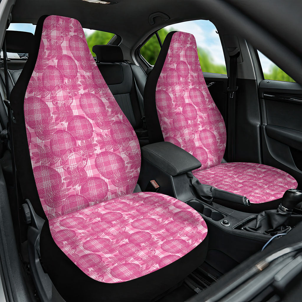 Alaka Hawaii Breadfruit Palaka Motifs Car Seat Cover