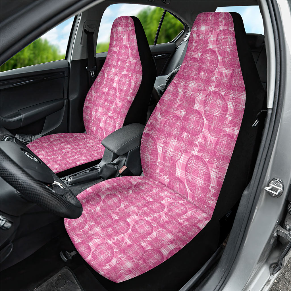 Alaka Hawaii Breadfruit Palaka Motifs Car Seat Cover