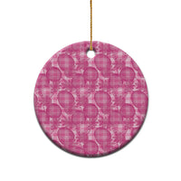 Alaka Hawaii Breadfruit Palaka Motifs Ceramic Ornament