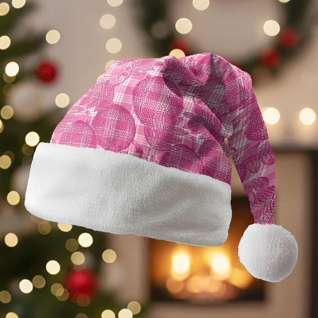 Alaka Hawaii Breadfruit Palaka Motifs Christmas Santa Hat