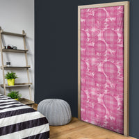 Alaka Hawaii Breadfruit Palaka Motifs Door Cover