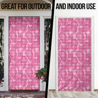 Alaka Hawaii Breadfruit Palaka Motifs Door Cover