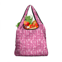 Alaka Hawaii Breadfruit Palaka Motifs Grocery Bag