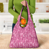 Alaka Hawaii Breadfruit Palaka Motifs Grocery Bag