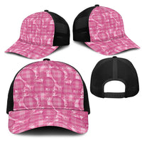Alaka Hawaii Breadfruit Palaka Motifs Mesh Trucker Cap