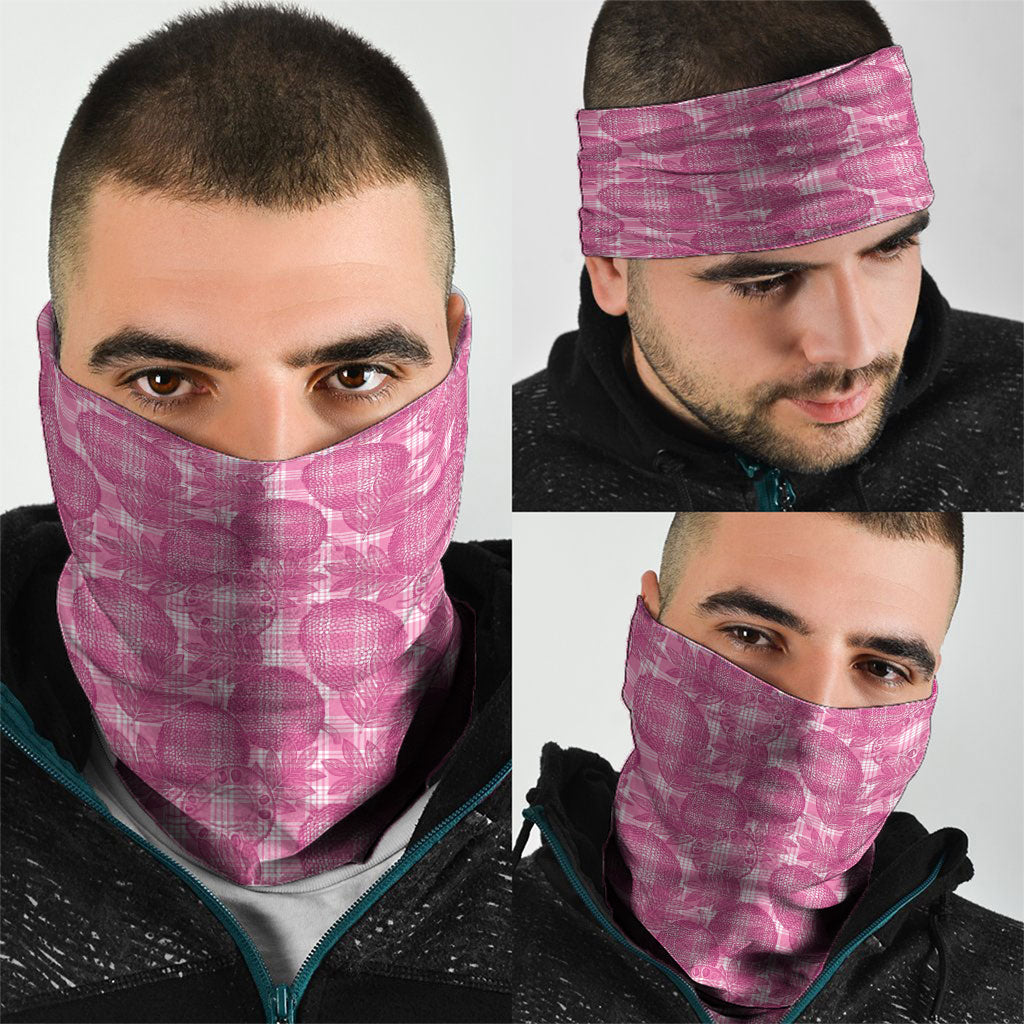 Alaka Hawaii Breadfruit Palaka Motifs Neck Gaiter