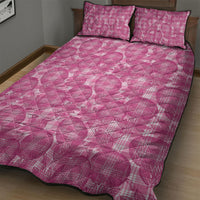 Alaka Hawaii Breadfruit Palaka Motifs Quilt Bed Set