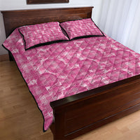 Alaka Hawaii Breadfruit Palaka Motifs Quilt Bed Set