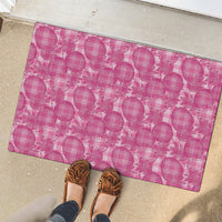 Alaka Hawaii Breadfruit Palaka Motifs Rubber Doormat