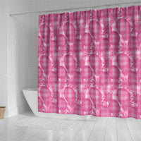 Alaka Hawaii Breadfruit Palaka Motifs Shower Curtain