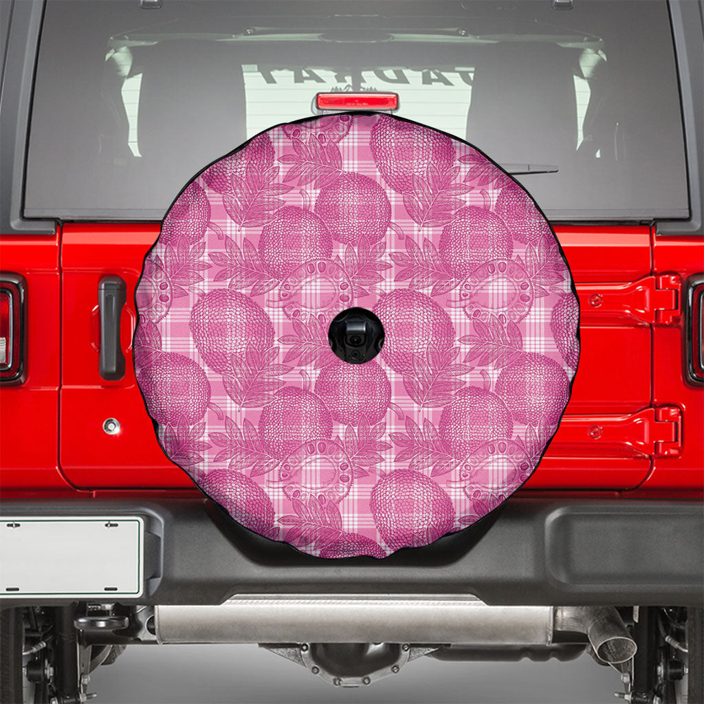 Alaka Hawaii Breadfruit Palaka Motifs Spare Tire Cover