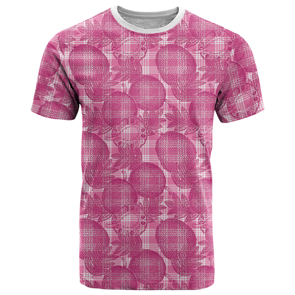 Alaka Hawaii Breadfruit Palaka Motifs T Shirt