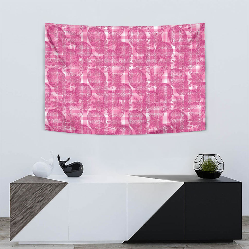 Alaka Hawaii Breadfruit Palaka Motifs Tapestry