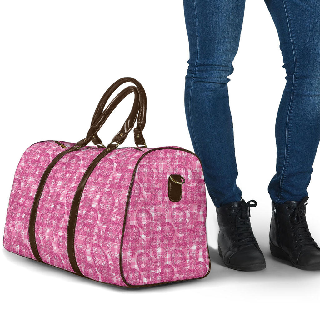 Alaka Hawaii Breadfruit Palaka Motifs Travel Bag