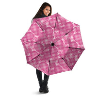Alaka Hawaii Breadfruit Palaka Motifs Umbrella