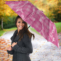 Alaka Hawaii Breadfruit Palaka Motifs Umbrella