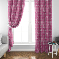 Alaka Hawaii Breadfruit Palaka Motifs Window Curtain