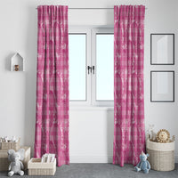 Alaka Hawaii Breadfruit Palaka Motifs Window Curtain