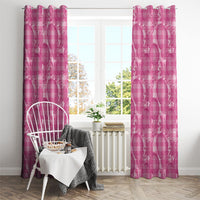 Alaka Hawaii Breadfruit Palaka Motifs Window Curtain