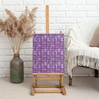 Poni Hawaii Breadfruit Palaka Motifs Canvas Wall Art