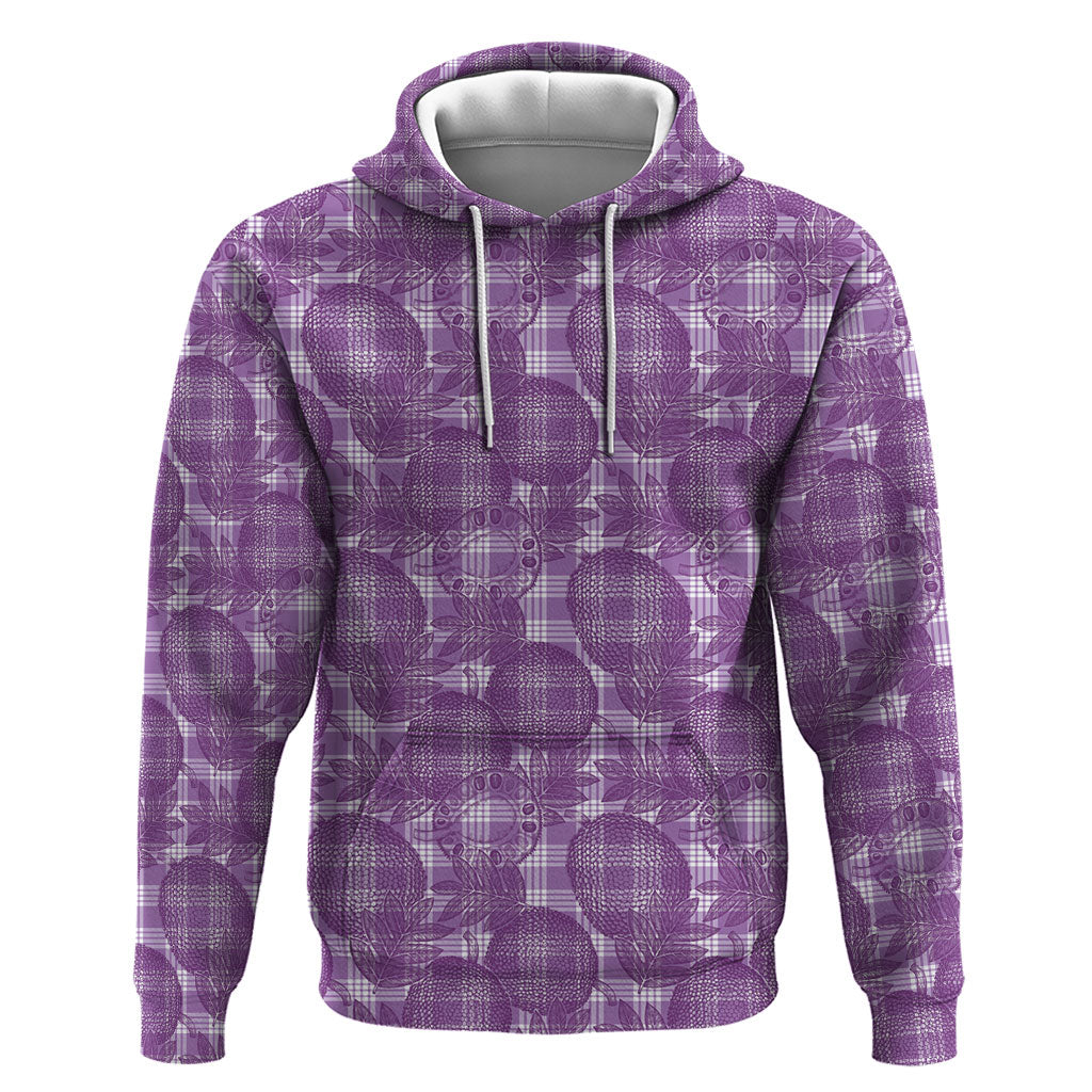 Poni Hawaii Breadfruit Palaka Motifs Hoodie