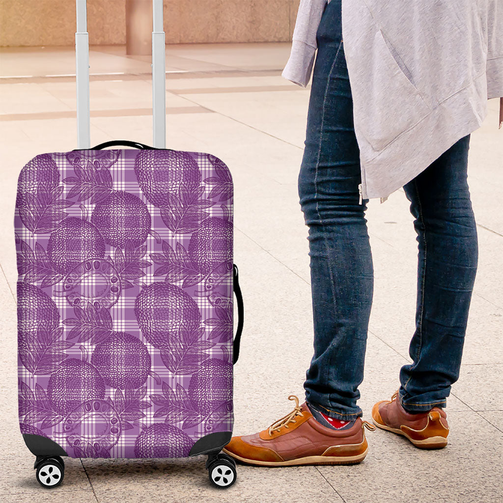 Poni Hawaii Breadfruit Palaka Motifs Luggage Cover