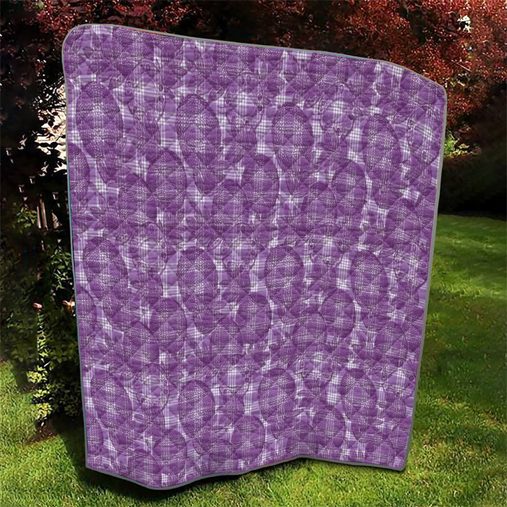 Poni Hawaii Breadfruit Palaka Motifs Quilt LT14 - Polynesian Pride
