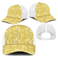 Melemele Hawaii Breadfruit Palaka Motifs Baseball Net Cap