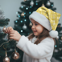 Melemele Hawaii Breadfruit Palaka Motifs Christmas Santa Hat