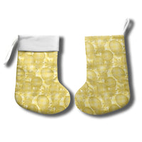 Melemele Hawaii Breadfruit Palaka Motifs Christmas Stocking