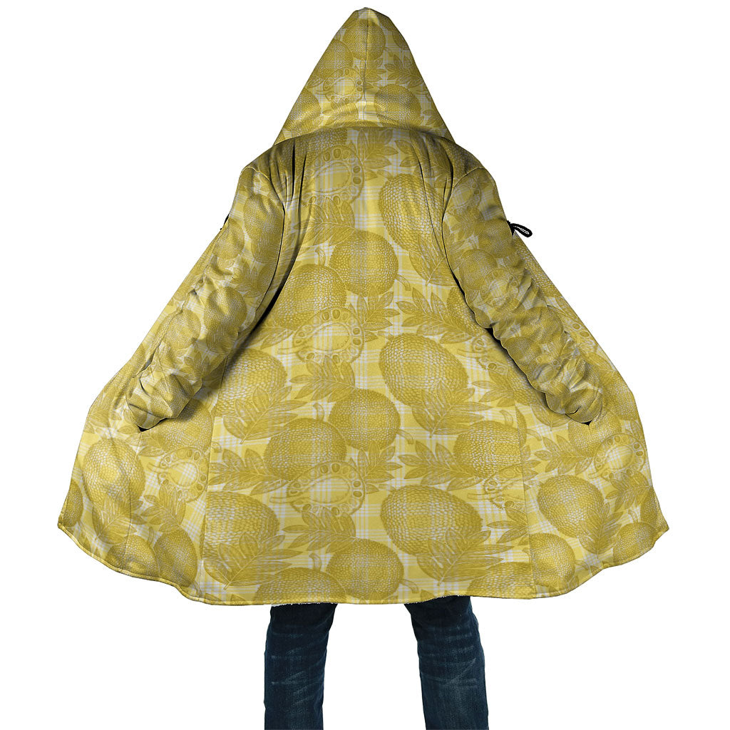 Melemele Hawaii Breadfruit Palaka Motifs Cloak LT14 Unisex Yellow - Polynesian Pride