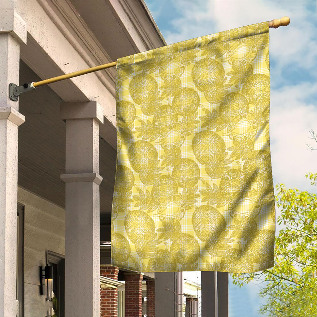 Melemele Hawaii Breadfruit Palaka Motifs Garden Flag
