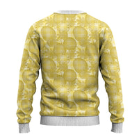 Melemele Hawaii Breadfruit Palaka Motifs Ugly Christmas Sweater