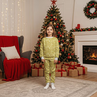 Melemele Hawaii Breadfruit Palaka Motifs Christmas Pajama Set