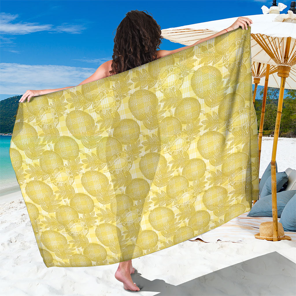 Melemele Hawaii Breadfruit Palaka Motifs Sarong