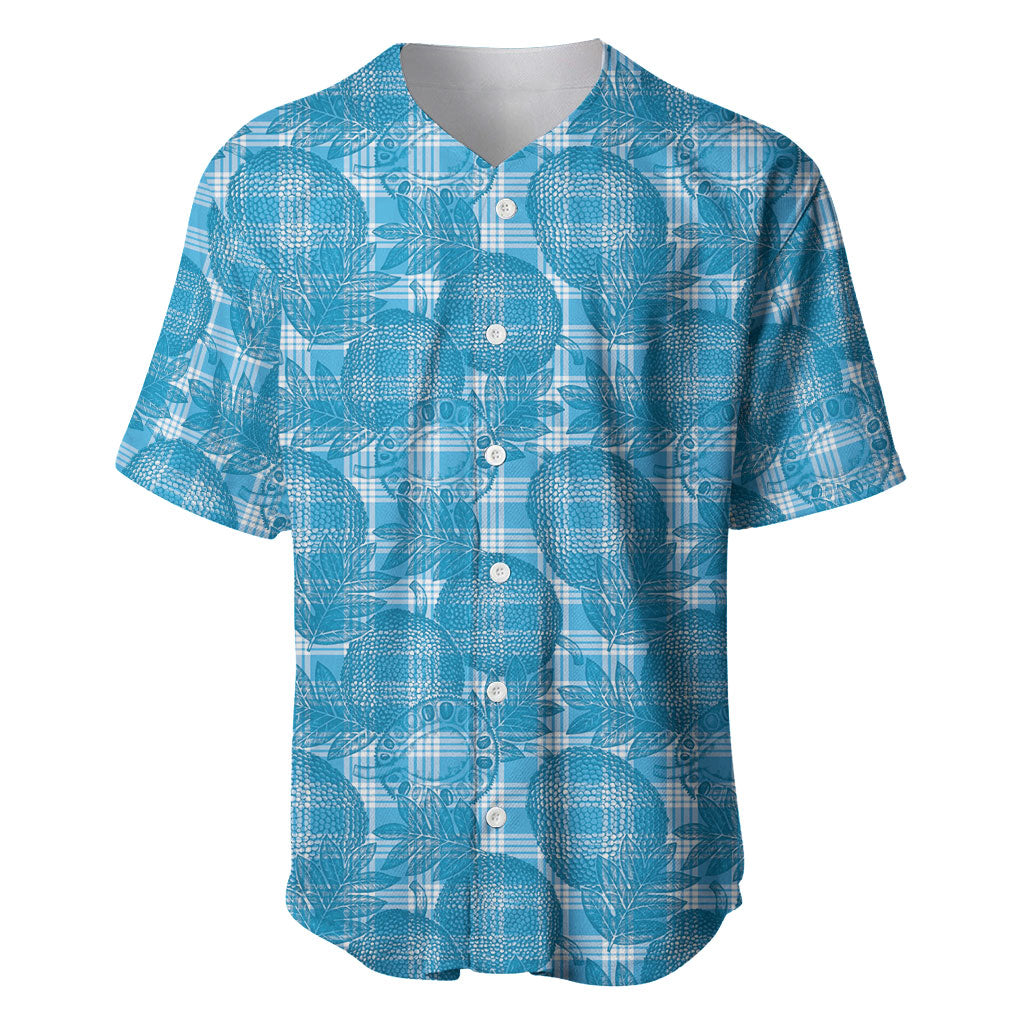 Polu Hawaii Breadfruit Palaka Motifs Baseball Jersey