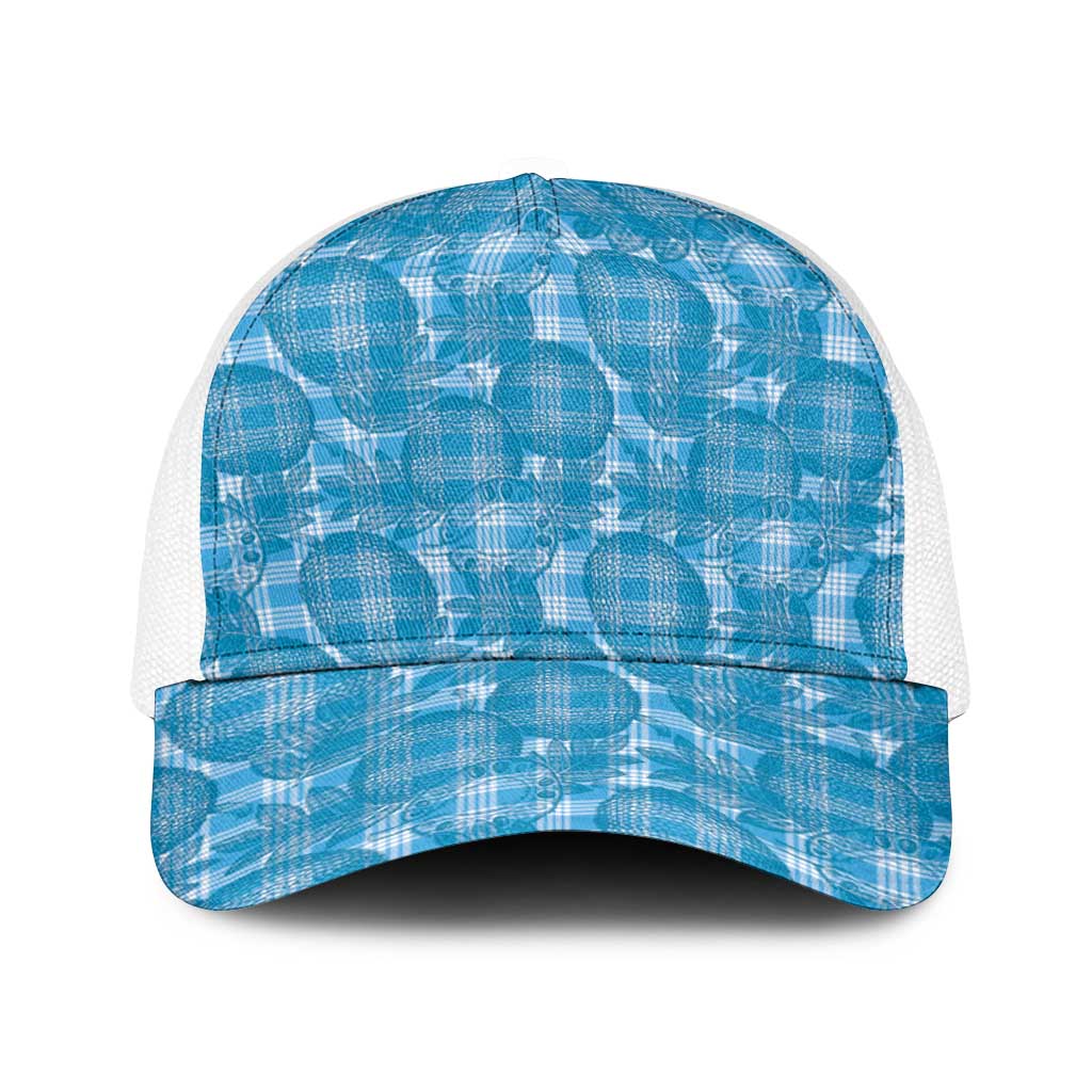 Polu Hawaii Breadfruit Palaka Motifs Baseball Net Cap