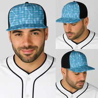 Polu Hawaii Breadfruit Palaka Motifs Baseball Net Cap