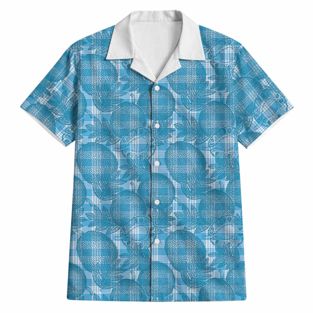 Polu Hawaii Breadfruit Palaka Motifs Hawaiian Shirt