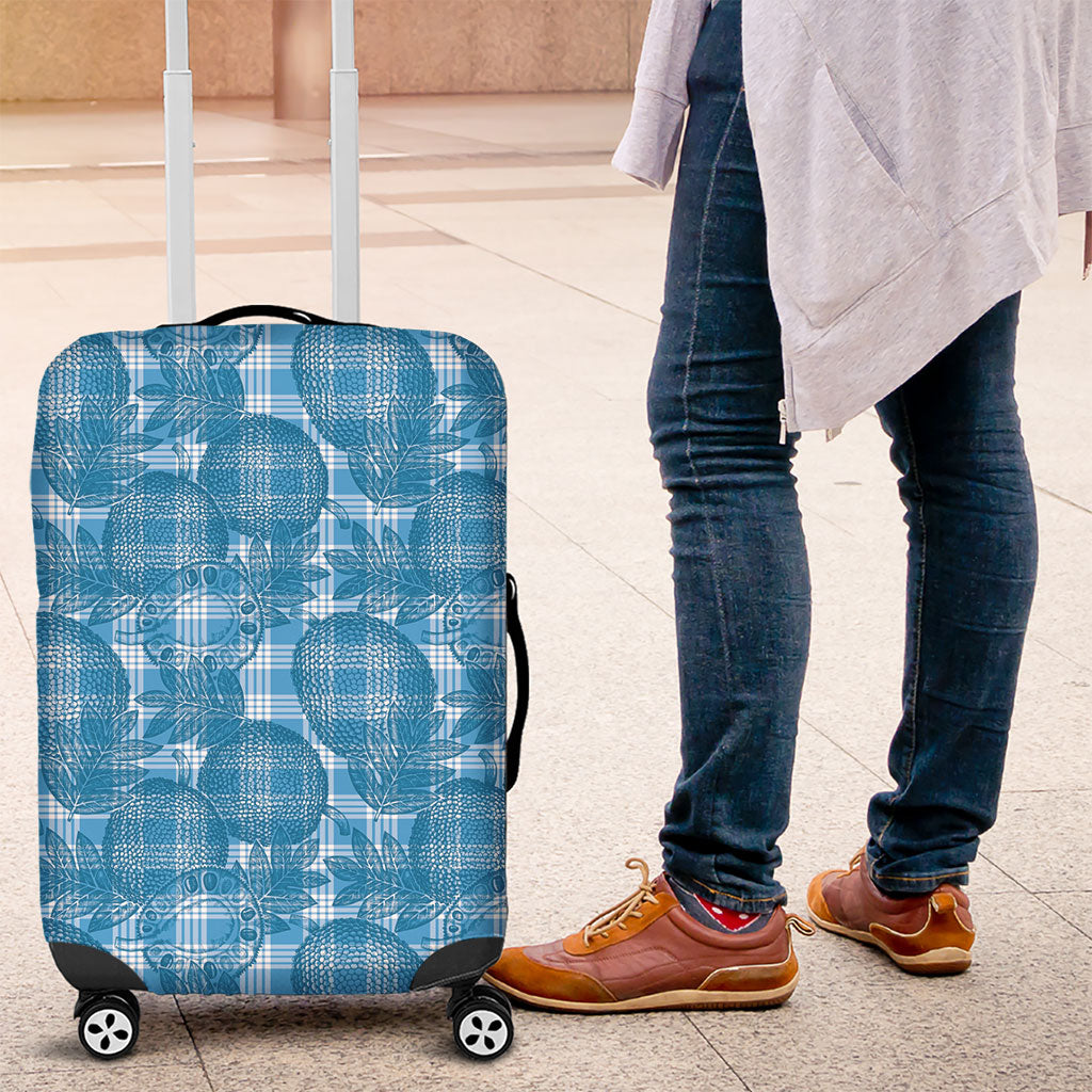Polu Hawaii Breadfruit Palaka Motifs Luggage Cover